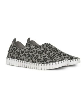 Ilse Jacobsen Grey Leopard Tulip Shoes Sz. 40